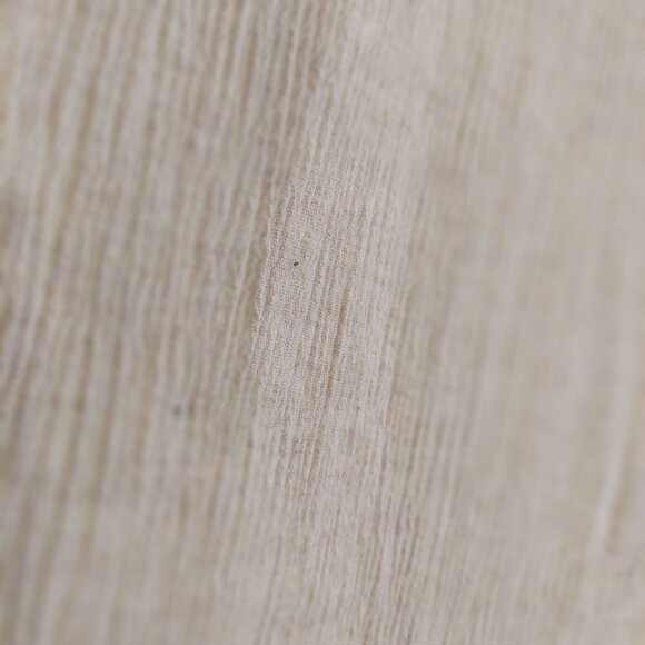 Lee David Blouse Womens 18/20w Ivory Linen Blend Lagan look Beachy vacation - Picture 8 of 14